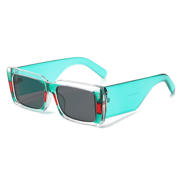 New style sunglasses Women fashion square Sunglasses Personalized street shooting net red glasses UV resistant sunglasses - immagine 7