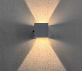 Solar outdoor waterproof wall lamp induction wall lamp external wall wiring free wall lamp balcony