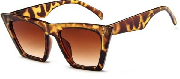 Black Oversized Sunglasses Women Large Square Sunglasses Large Big Plastic Frame Sun Glasses Red Leopard Blue - immagine 12