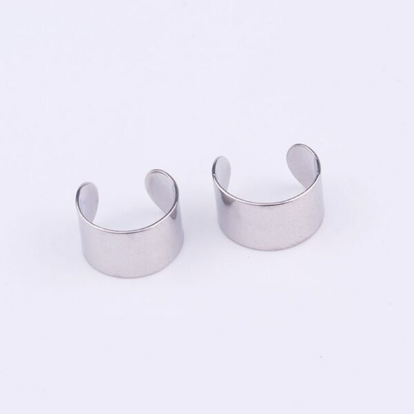 Fashion Frog Ear Cuffs Siliver Ear Cuff Clip Earrings For Women Earcuff No Piercing Fake Cartilage Earrings - immagine 8