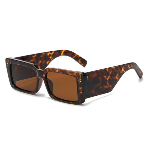 New style sunglasses Women fashion square Sunglasses Personalized street shooting net red glasses UV resistant sunglasses - immagine 3