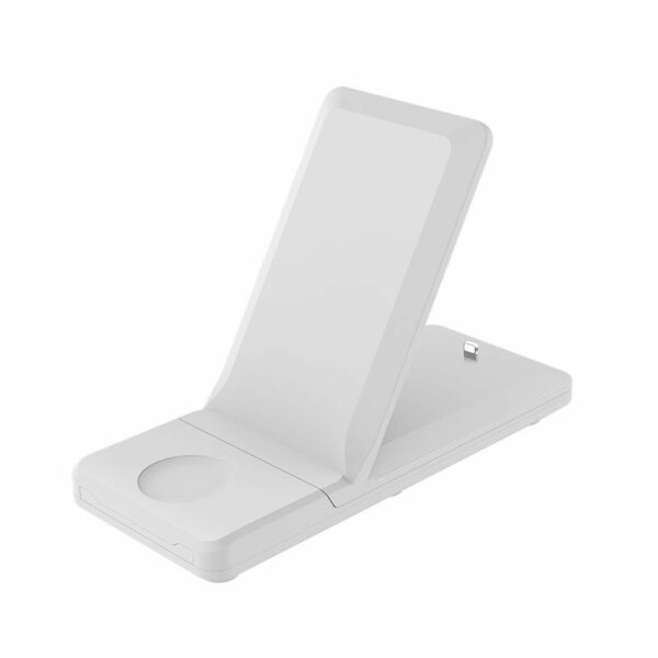 3-in-1 Wireless Charger Vertical Folding Wireless Charger 15W Fast Charge 3-in-1 Wireless Charger - immagine 5