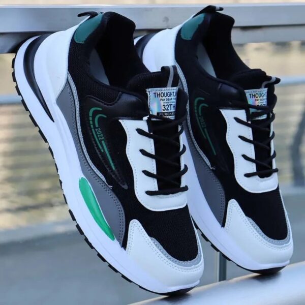 New Large Men's Shoes Sports Casual Shoes Mesh Breathable Shoes Black Men's Shoes - immagine 10