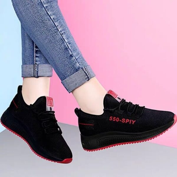 Autumn New Women's Shoes Fashion Single Shoes Casual Sports Travel Shoes Non slip Old Beijing Mesh Running Shoes - immagine 11