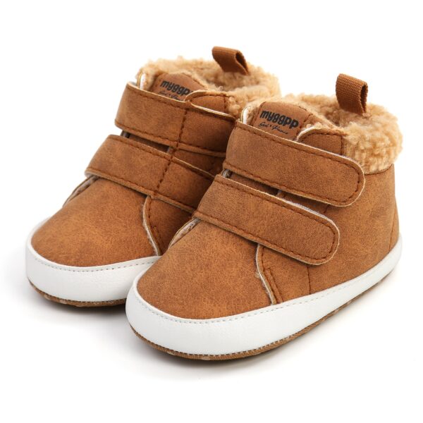 High Top Autumn And Winter Baby Shoes Baby Shoes Walking Shoes Warm Shoes M2035 - immagine 7
