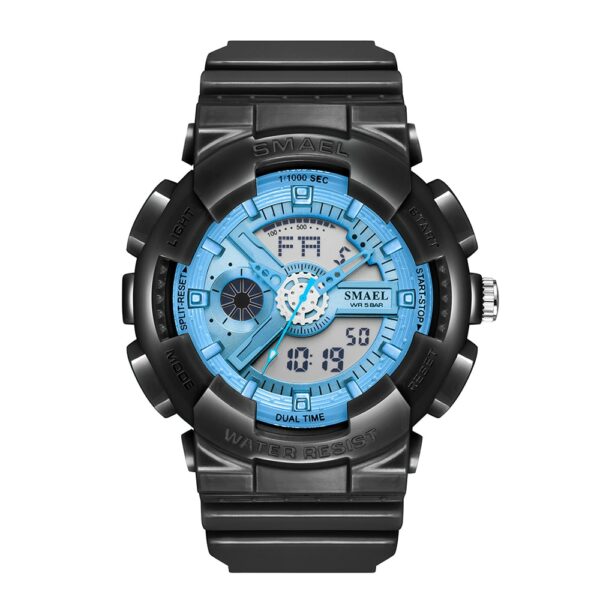 SMAEL 8026 Top Brand Men's Watches Luxury LED Sport Waterproof Military Watch Men Casual Digital Chronograph Clock Relogios Masculino - immagine 11