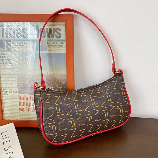 Chain Bag New Fashion Summer Retro Small Square Bag Single Shoulder Messenger Bag Women's Fashion Hand Carrying Armpit Bag - immagine 5