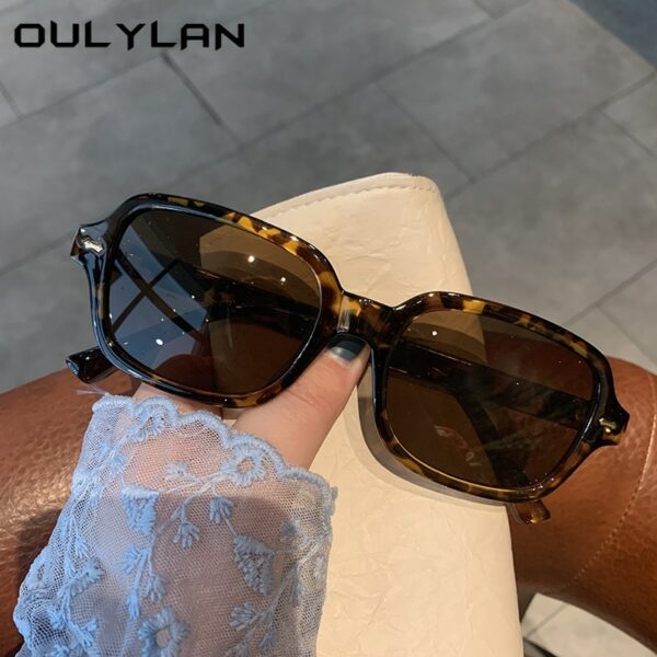 Sunglasses Women Men Luxury Brand Designer  Vintage Sunglass Female Male Black Yellow Sun Glasses UV400 - immagine 3