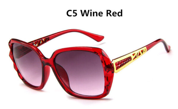 Classic Oversized Sunglasses Women Brand Designer SquareLadies Sun Glasses Driving Vintage UV400 Glasses Feminino Oculos - immagine 12
