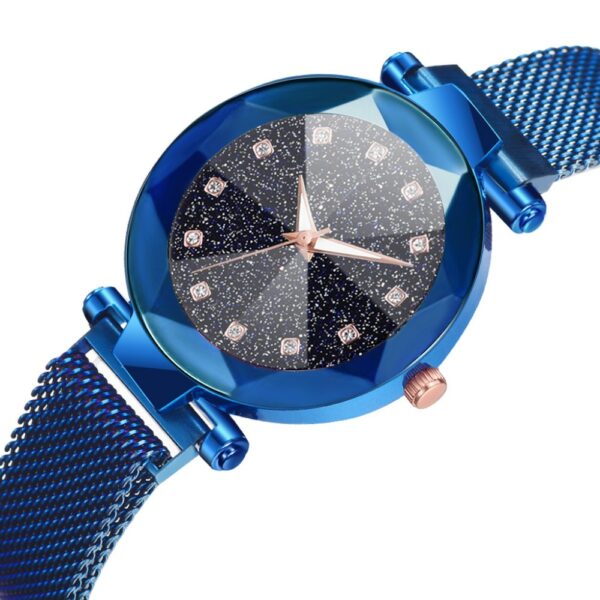 Ladies Magnetic Starry Sky Clock Luxury Women Watches Fashion Diamond Female Quartz Wristwatches Relogio Feminino Zegarek Damski - immagine 6