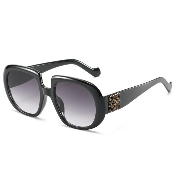 Fashion Luxury Brand Design Square Sunglasses Women Vintage Metal Flower Sequin Frame Gradient Sun Glasses For Female UV400 - immagine 7