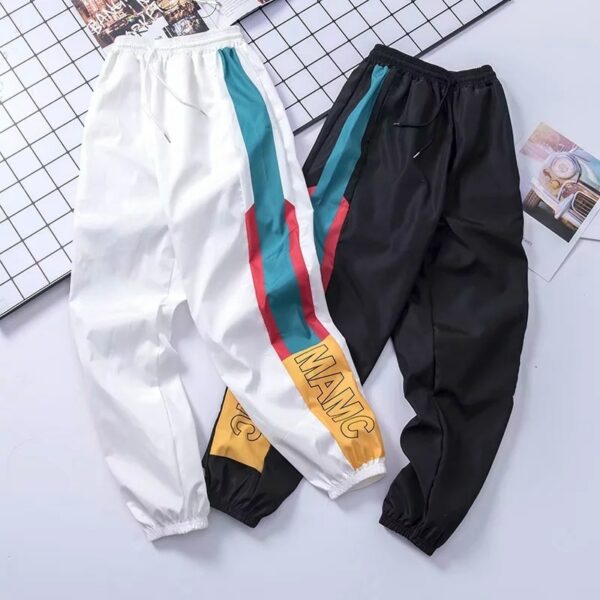 2021 New Hip Hop Streetwear Joggers Pants Men Casual Cargo Pant Trousers High Street Elastic Waist Harem Pant Man - immagine 5