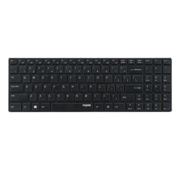Rapoo 9300P Ultra Thin Metal Optical Wireless Keyboard and Mouse Combos for PC Laptop Gaming Home Keyboard - immagine 4