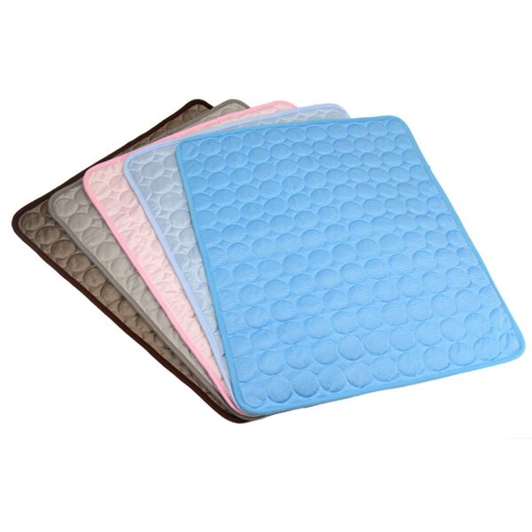 Pet Ice Cushion Summer Cool Dog Cushion Pet Cat Cushion Breathable Ice Silk Cat Nest Pet Supplies - immagine 2