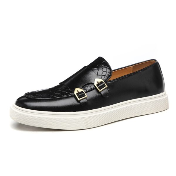 Fashionable casual leather shoes for men's shoes and men's board shoes - immagine 3
