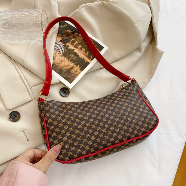 New Fashion Shoulder Bags Women Retro Women's Bags French Bags Underarm Bags Trendy Baguettes Retro Satchels - immagine 3