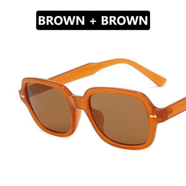 Sunglasses Women Men Luxury Brand Designer  Vintage Sunglass Female Male Black Yellow Sun Glasses UV400 - immagine 10