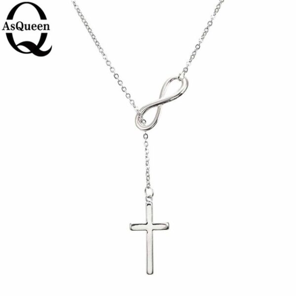 Small Gold Cross Pendant Necklace Women Girl Kids,Mini Charm Pendant - immagine 8