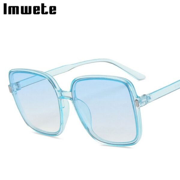 Oversized Sunglasses Women Luxury Designer Vintage Square Sun Glasses Classic Eyewear for Lady UV400 Big Frame - immagine 8