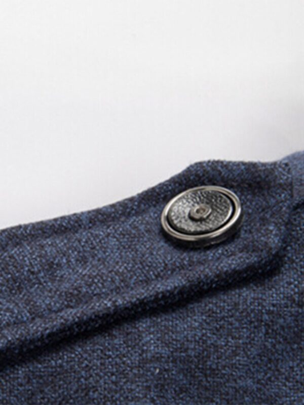 Epaulet Faux Shearling Single Breasted Jacket - immagine 15