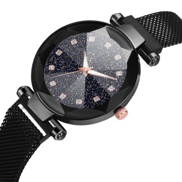 Ladies Magnetic Starry Sky Clock Luxury Women Watches Fashion Diamond Female Quartz Wristwatches Relogio Feminino Zegarek Damski - immagine 5