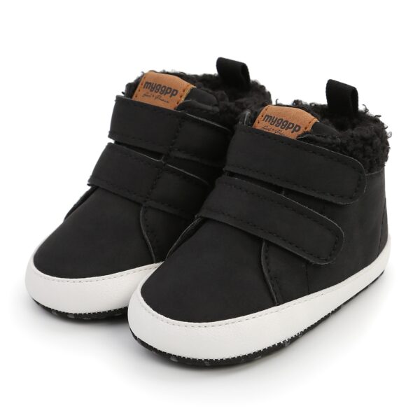 High Top Autumn And Winter Baby Shoes Baby Shoes Walking Shoes Warm Shoes M2035 - immagine 6