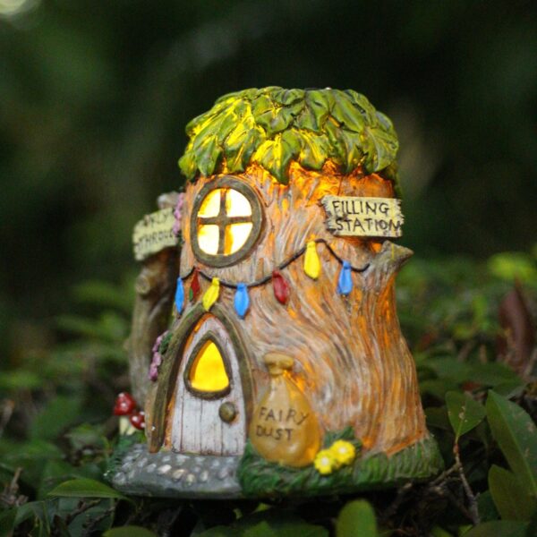 Solar water bottle shaped lawn lamp resin - immagine 3