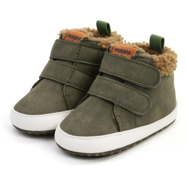 High Top Autumn And Winter Baby Shoes Baby Shoes Walking Shoes Warm Shoes M2035 - immagine 8