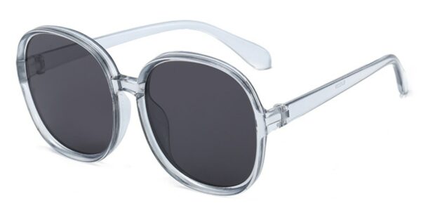 New Round Frame Sunglasses Women Retro Brand Designer Brown Black Oversized Lady Sun Glasses Female Fashion Outdoor Driving - immagine 11