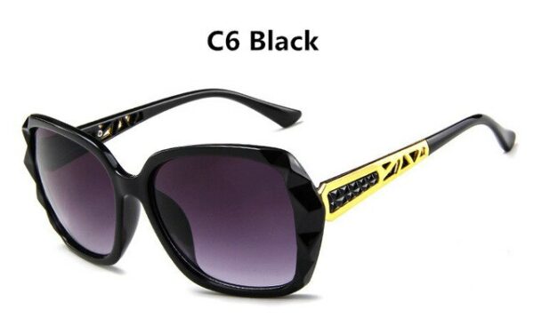Classic Oversized Sunglasses Women Brand Designer SquareLadies Sun Glasses Driving Vintage UV400 Glasses Feminino Oculos - immagine 9