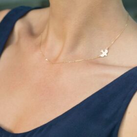 Leaves Bird Pendant Necklace Maxi Statement Necklace Chokers Necklace for Women Jewelry Bijoux