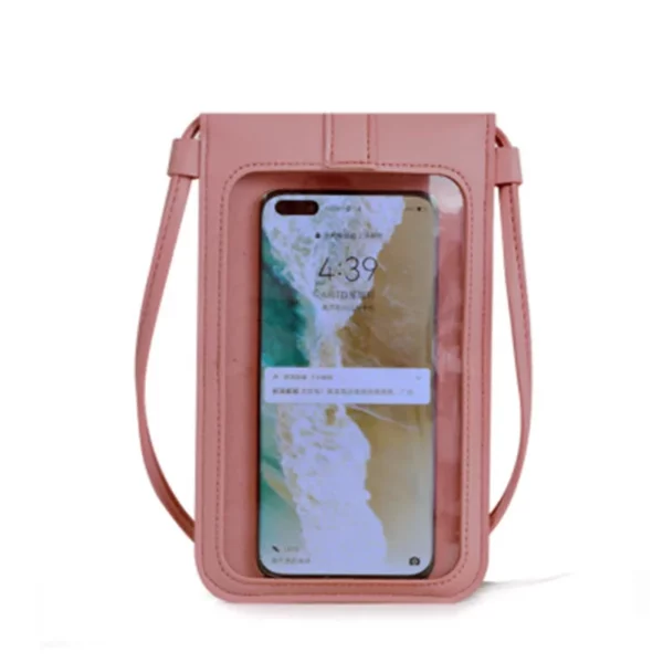 Women's crossbody bag Pu leather touch screen mobile wallet female retro student buckle shoulder bag purses and handbags torebka - immagine 4
