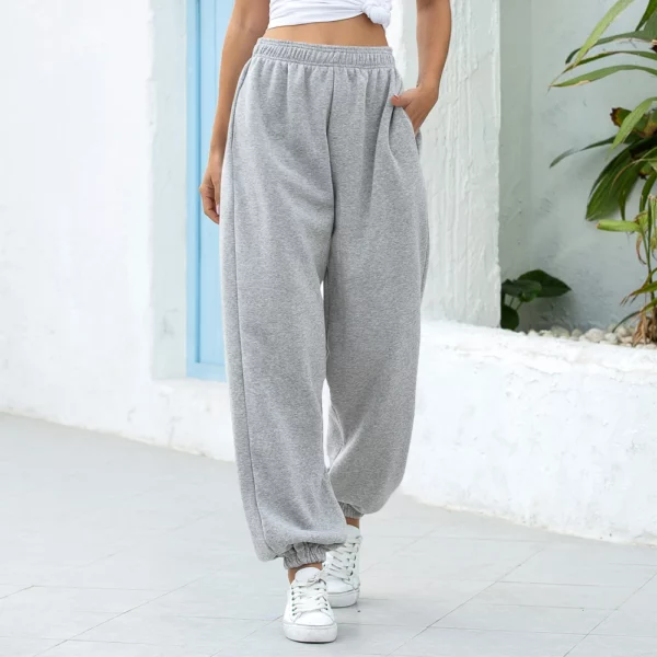 Loose Joggers Wide Leg SweatPants Women Trousers Plus Size Soft High Waist Pants Streetwear Korean Casual Yoga Pant - immagine 6