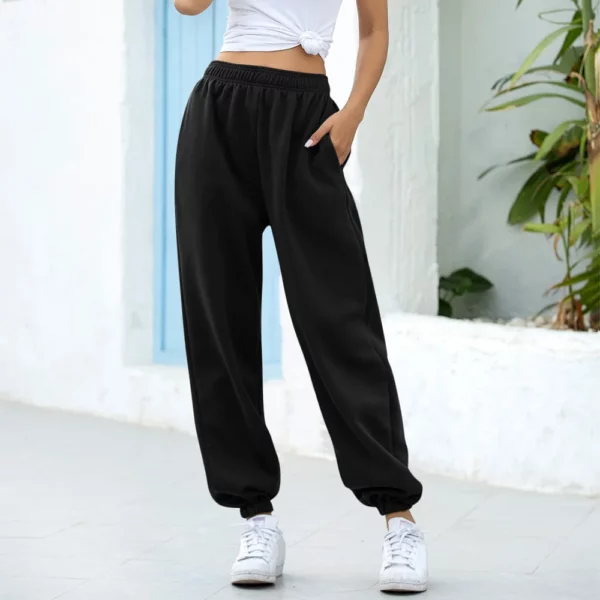 Loose Joggers Wide Leg SweatPants Women Trousers Plus Size Soft High Waist Pants Streetwear Korean Casual Yoga Pant - immagine 3