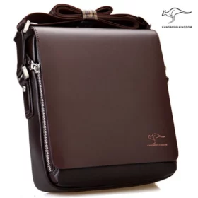 Arrived Brand Kangaroo men's messenger bag Vintage leather shoulder bag Handsome crossbody bag