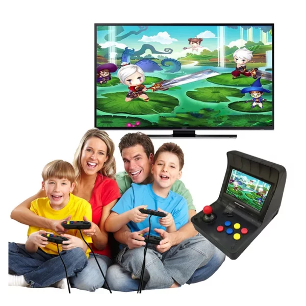 Usb Game Player Retro Mini Handheld Game Console 4.3 Inch 64bit 3000 Video Games Cassical Family Game Console - immagine 6